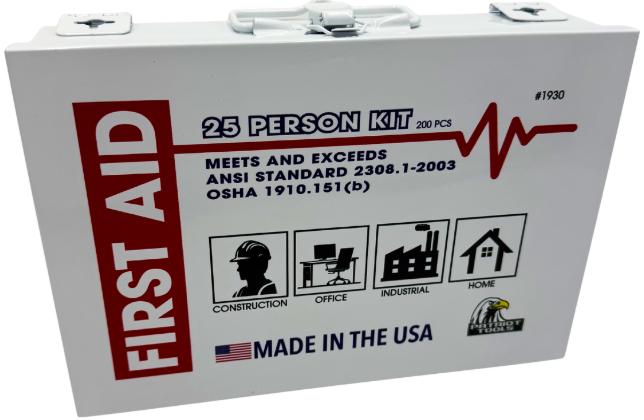 ANSI/OSHA First Aid Kit — 25 Person Jobsite