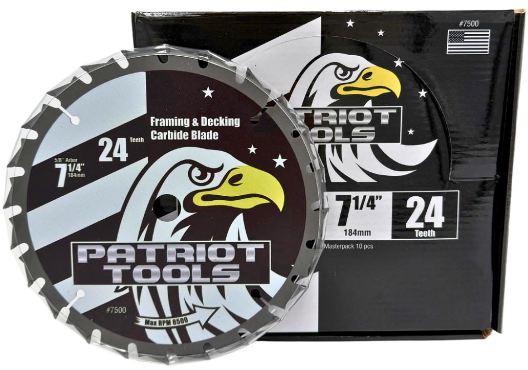 Patriot 24T Framing Circular Saw Blades