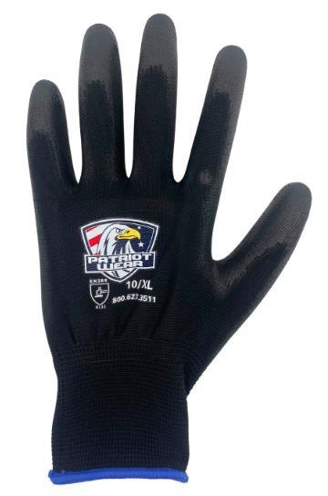 Patriot Grip Gloves — Nitrile Coated Palm, Dozen Pack