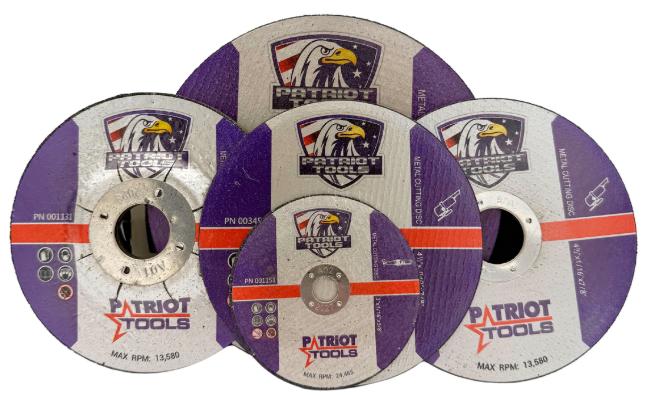 Patriot Ultra-Thin Cut-Off Wheels — Metal & Pipe